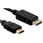 DeLOCK 82441 Displayport / HDMI Adapterkabel 5m schwarz