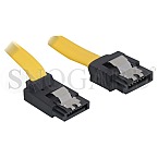 DeLOCK 82472 SATA Kabel oben/gerade 50cm gelb