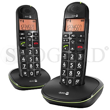 Doro PhoneEasy 100w Duo DECT schwarz