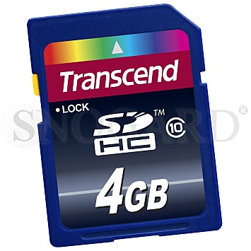 4GB Transcend SDHC Class 10