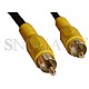 Coaxial Cable 1.8m schwarz/gelb
