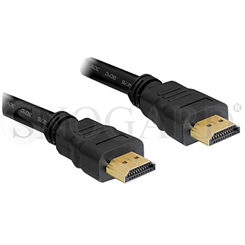 DeLock HDMI v1.4 mit Ethernet Anschlusskabel 15m schwarz