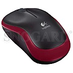 Logitech M185 Wireless Notebook Mouse Red