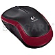 Logitech M185 Wireless Notebook Mouse Red