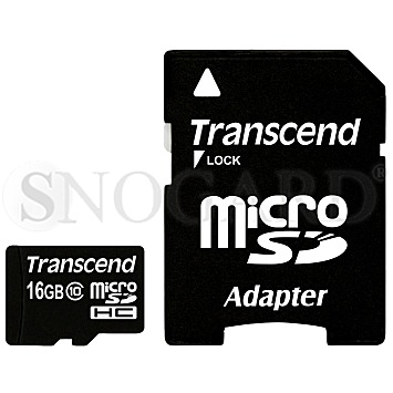 16GB Transcend TS16GUSDHC10 microSDHC schwarz