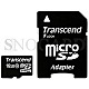 16GB Transcend TS16GUSDHC10 microSDHC schwarz