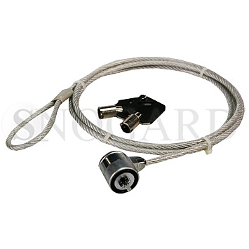 LogiLink NBS003 Diebstahlsicherung 1.5m Stahlseil grau