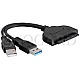 Delock 61883 SATA 22 Pin zu USB 2.0/3.0-A Stecker