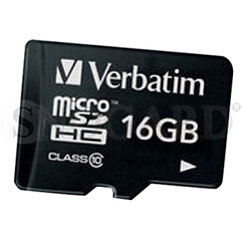 16GB Verbatim 44010 microSDHC Micro Class 10