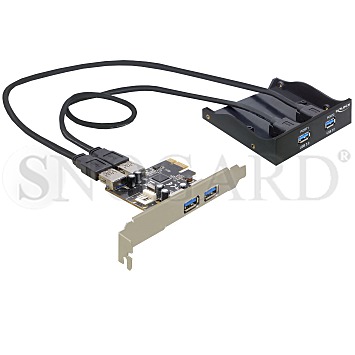 DeLock 61893 USB 3.0 Card+Front Panel