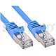 InLine 72550B SF/UTP CAT5e Patchkabel 0.5m blau