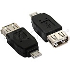 InLine Adapter USB micro-A auf USB A Buchse