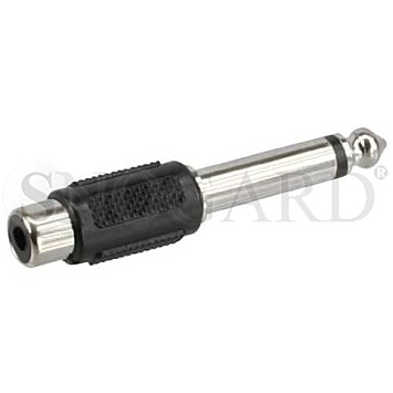 InLine Audio Adapter Cinch Stereo Buchse / 6.3mm Stereo Stecker