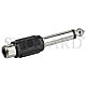 InLine Audio Adapter Cinch Stereo Buchse / 6.3mm Stereo Stecker