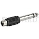 InLine 99322 Audio Adapter Cinch Stereo Buchse / 6.3mm Stereo Stecker