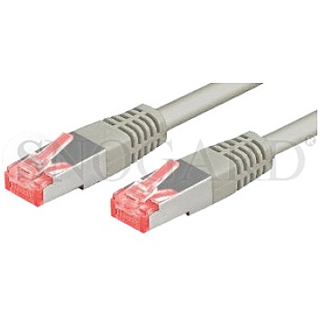 Goobay 50894 S/STP CAT6 30m grau