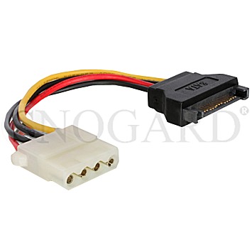 DeLOCK 60115 S-ATA/4p Molex Adapter 12cm