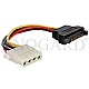 DeLOCK 60115 S-ATA/4p Molex Adapter 12cm