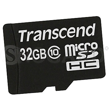 32GB Transcend TS32GUSDC10 microSDHC Micro Class 10
