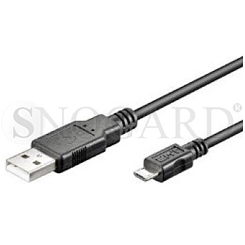 Goobay 93918 USB 2.0 Kabel 1m schwarz
