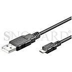 Goobay 95735 USB 2.0 Kabel 30cm schwarz