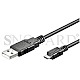 Goobay 93918 USB 2.0 Kabel 1m schwarz