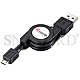 Equip 128523 USB 2.0 Kabel aufrollbar 1m