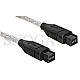 DeLock 82598 FireWire 800-Kabel 1m