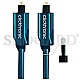 Clicktronic 70365 Casual Opto Toslink Kabel 50cm blau