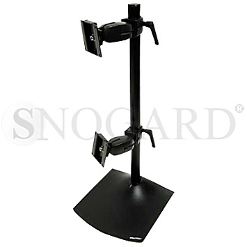 Ergotron DS100 Dual Desk Stand schwarz