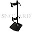 Ergotron DS100 Dual Desk Stand schwarz