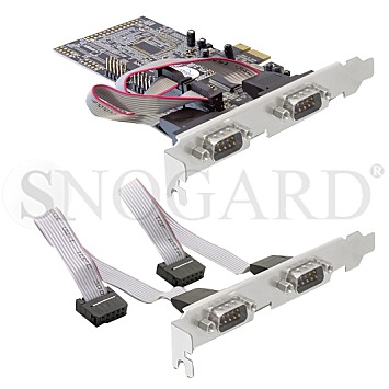 DeLock 89178 PCIe Karte 4x Seriell