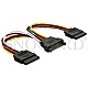 DeLOCK 60105 Y-SATA Stromkabel 15pin zu 2x 15pin SATA 15cm