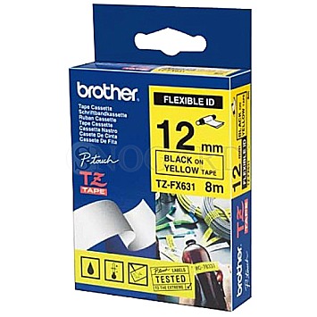 Brother TCEFX631 Labelband 12mm Flexi-Tape