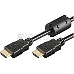 Goobay 31912 HDMI-Kabel mit Ethernet 15m schwarz