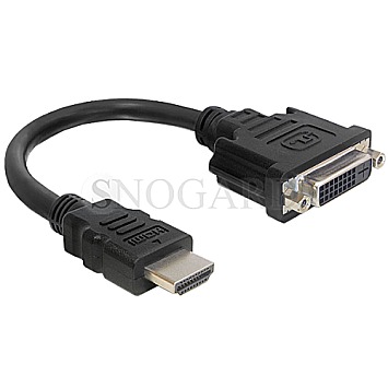 DeLock 65327 HDMI DVI Adapter Kabel 20cm bei SNOGARD