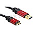 DeLock 82763 USB 3.0 micro Kabel 5m schwarz/rot