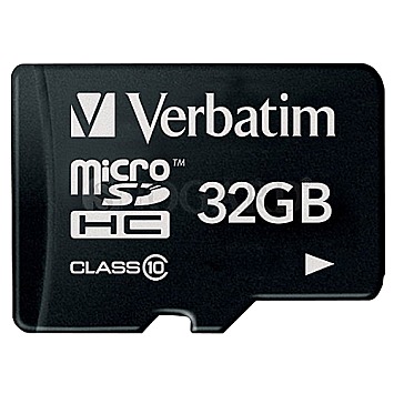 32GB Verbatim microSDHC Class 10