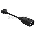 DeLock 83104 Adapterkabel USB micro-B Stecker gewinkelt > USB 2.0-A Buchse OTG 1