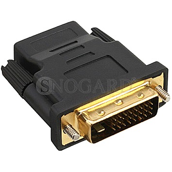 InLine 17660P HDMI Buchse auf DVI Stecker Adapter 4K schwarz