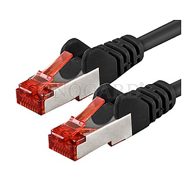 Goobay 68694 S/STP CAT6 10m 10er Pack Patchkabel / Netzwerkkabel schwarz