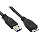 InLine 35405 USB 3.0 A an Micro B Kabel 0.5m