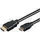 Goobay 31932 HDMI-Mini Kabel 2m mit Ethernet schwarz