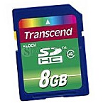 8GB Transcend SDHC Class 4