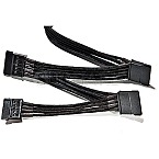 be quiet! BC027 4x SATA Power CS-6940 ummantelt 90cm schwarz