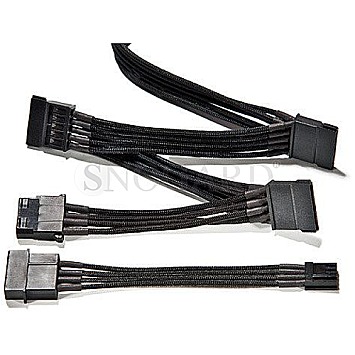 be quiet! BC050 Multi Power CM-30750 3x SATA, 1x HDD/FDD ummantelt schwarz