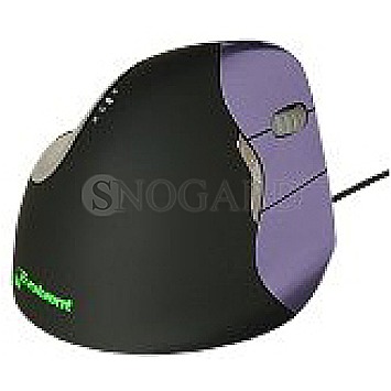 Evoluent VerticalMouse 4 Right, Small schwarz/violett