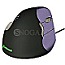 Evoluent VerticalMouse 4 Right, Small schwarz/violett