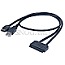 Akasa AK-CBSA03-80BK SATA auf USB/eSATA Y-Kabel