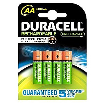 4 Stk. Duracell Supreme Rechargeable Mignon 2400mAh